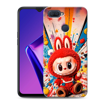 Силиконовый чехол на OPPO A12 с принтом Labubu Лабубу Силиконовый чехол на OPPO A12 с принтом Labubu Лабубу