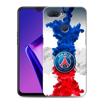 Силиконовый чехол на OPPO A12 с принтом PSG ПСЖ Силиконовый чехол на OPPO A12 с принтом PSG ПСЖ