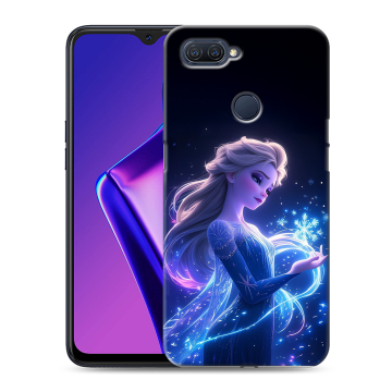 Силиконовый чехол на OPPO A12 с принтом Холодное сердце Frozen Силиконовый чехол на OPPO A12 с принтом Холодное сердце Frozen
