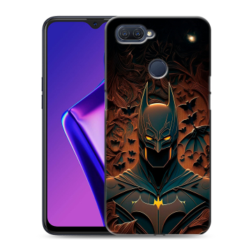 Силиконовый чехол на OPPO A12 с принтом Batman Бэтмен Силиконовый чехол на OPPO A12 с принтом Batman Бэтмен