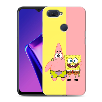 Силиконовый чехол на OPPO A12 с принтом Спанч боб Спанчбоб Силиконовый чехол на OPPO A12 с принтом Спанч боб Спанчбоб