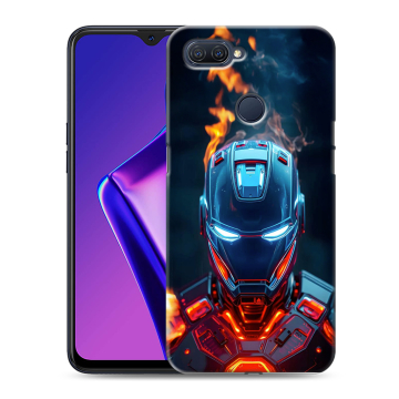 Силиконовый чехол на OPPO A12 с принтом IronMan Железный человек