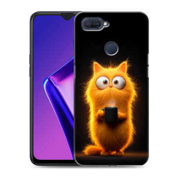 Силиконовый чехол на OPPO A12 с принтом Смешной кот Силиконовый чехол на OPPO A12 с принтом Смешной кот
