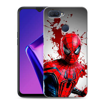 Силиконовый чехол на OPPO A12 с принтом Spiderman Человек паук Силиконовый чехол на OPPO A12 с принтом Spiderman Человек паук