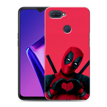 Силиконовый чехол на OPPO A12 с принтом Дедпул Deadpool