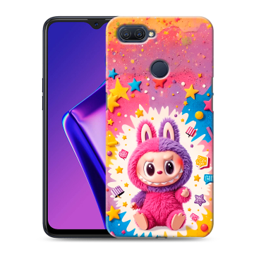 Силиконовый чехол на OPPO A12 с принтом Labubu Лабубу Силиконовый чехол на OPPO A12 с принтом Labubu Лабубу