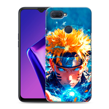 Силиконовый чехол на OPPO A12 с принтом Аниме Наруто Naruto