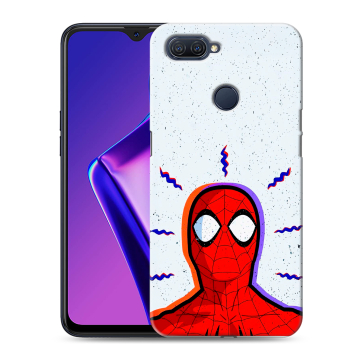 Силиконовый чехол на OPPO A12 с принтом Spiderman Человек паук Силиконовый чехол на OPPO A12 с принтом Spiderman Человек паук