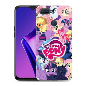 Силиконовый чехол на OPPO A12 с принтом My little pony Дружба чудо Силиконовый чехол на OPPO A12 с принтом My little pony Дружба чудо