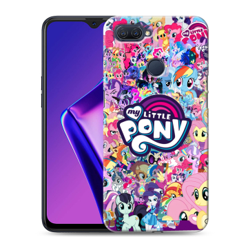 Силиконовый чехол на OPPO A12 с принтом My little pony Дружба чудо Силиконовый чехол на OPPO A12 с принтом My little pony Дружба чудо