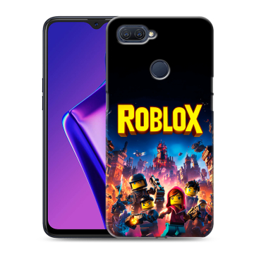 Силиконовый чехол на OPPO A12 с принтом Roblox Роблокс Силиконовый чехол на OPPO A12 с принтом Roblox Роблокс