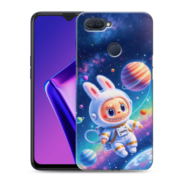 Силиконовый чехол на OPPO A12 с принтом Labubu Лабубу Силиконовый чехол на OPPO A12 с принтом Labubu Лабубу