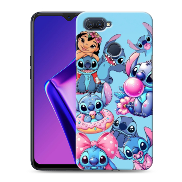 Силиконовый чехол на OPPO A12 с принтом Лило и Стич