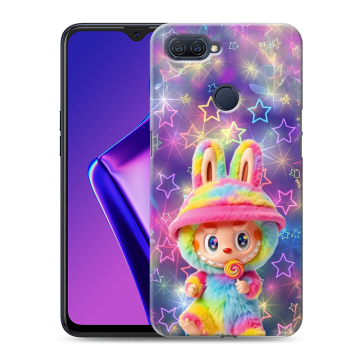 Силиконовый чехол на OPPO A12 с принтом Labubu Лабубу Силиконовый чехол на OPPO A12 с принтом Labubu Лабубу