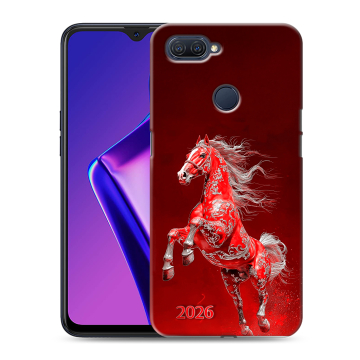 Силиконовый чехол на OPPO A12 с принтом Новый год Силиконовый чехол на OPPO A12 с принтом Новый год