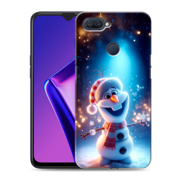 Силиконовый чехол на OPPO A12 с принтом Новый год Силиконовый чехол на OPPO A12 с принтом Новый год