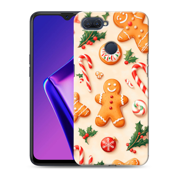 Силиконовый чехол на OPPO A12 с принтом Новый год Силиконовый чехол на OPPO A12 с принтом Новый год