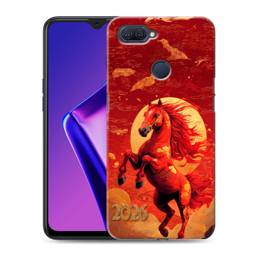 Силиконовый чехол на OPPO A12 с принтом Новый год Силиконовый чехол на OPPO A12 с принтом Новый год