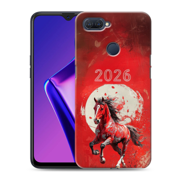 Силиконовый чехол на OPPO A12 с принтом Новый год Силиконовый чехол на OPPO A12 с принтом Новый год