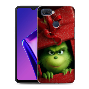 Силиконовый чехол на OPPO A12 с принтом Новый год Силиконовый чехол на OPPO A12 с принтом Новый год