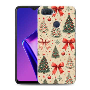 Силиконовый чехол на OPPO A12 с принтом Новый год Силиконовый чехол на OPPO A12 с принтом Новый год