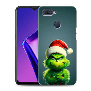 Силиконовый чехол на OPPO A12 с принтом Новый год Силиконовый чехол на OPPO A12 с принтом Новый год
