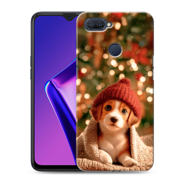 Силиконовый чехол на OPPO A12 с принтом Новый год Силиконовый чехол на OPPO A12 с принтом Новый год