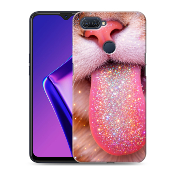 Силиконовый чехол на OPPO A12 с принтом для девочек Силиконовый чехол на OPPO A12 с принтом для девочек