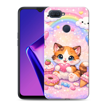 Силиконовый чехол на OPPO A12 с принтом для девочек Силиконовый чехол на OPPO A12 с принтом для девочек