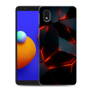 Силиконовый чехол на Samsung Galaxy A01 Core с принтом Яркие абстракции Силиконовый чехол на Samsung Galaxy A01 Core с принтом Яркие абстракции