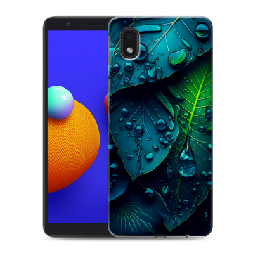 Силиконовый чехол на Samsung Galaxy A01 Core с принтом Листья Силиконовый чехол на Samsung Galaxy A01 Core с принтом Листья
