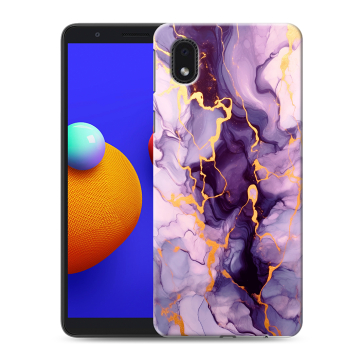 Силиконовый чехол на Samsung Galaxy A01 Core с принтом Мрамор Силиконовый чехол на Samsung Galaxy A01 Core с принтом Мрамор
