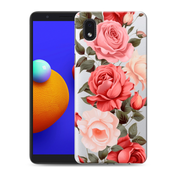 Силиконовый чехол на Samsung Galaxy A01 Core с принтом Розы Силиконовый чехол на Samsung Galaxy A01 Core с принтом Розы