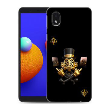 Силиконовый чехол на Samsung Galaxy A01 Core с принтом Золотой скрудж макдак Силиконовый чехол на Samsung Galaxy A01 Core с принтом Золотой скрудж макдак