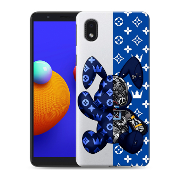 Силиконовый чехол на Samsung Galaxy A01 Core с принтом Луи робот Силиконовый чехол на Samsung Galaxy A01 Core с принтом Луи робот