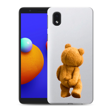 Силиконовый чехол на Samsung Galaxy A01 Core с принтом Медведь Силиконовый чехол на Samsung Galaxy A01 Core с принтом Медведь