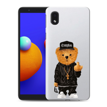 Силиконовый чехол на Samsung Galaxy A01 Core с принтом Плюшевый медведь Силиконовый чехол на Samsung Galaxy A01 Core с принтом Плюшевый медведь