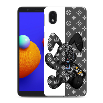 Силиконовый чехол на Samsung Galaxy A01 Core с принтом Луи робот Силиконовый чехол на Samsung Galaxy A01 Core с принтом Луи робот