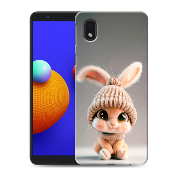 Силиконовый чехол на Samsung Galaxy A01 Core с принтом Кролик