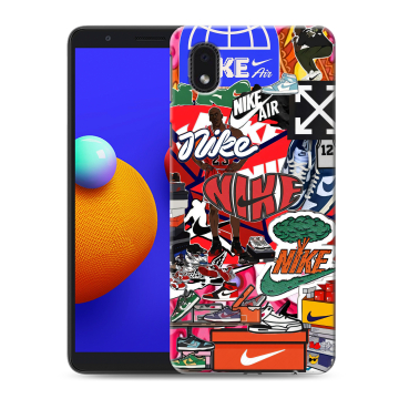 Силиконовый чехол на Samsung Galaxy A01 Core с принтом Найк Nike яркий Силиконовый чехол на Samsung Galaxy A01 Core с принтом Найк Nike яркий
