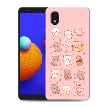 Силиконовый чехол на Samsung Galaxy A01 Core с принтом Hello Kitty Хелоу Кити Силиконовый чехол на Samsung Galaxy A01 Core с принтом Hello Kitty Хелоу Кити