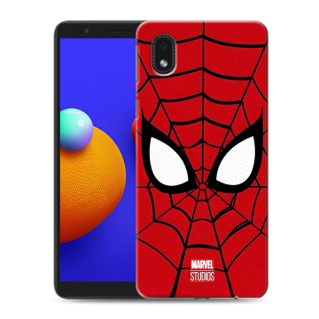 Силиконовый чехол на Samsung Galaxy A01 Core с принтом человек паук spiderman