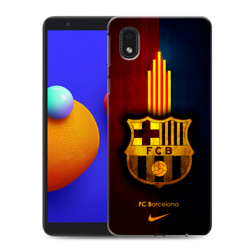 Силиконовый чехол на Samsung Galaxy A01 Core с принтом Барселона Barcelona Силиконовый чехол на Samsung Galaxy A01 Core с принтом Барселона Barcelona