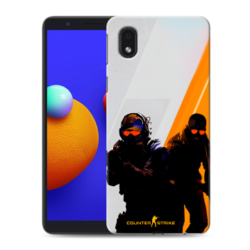 Силиконовый чехол на Samsung Galaxy A01 Core с принтом Контер страйк Counter strike Силиконовый чехол на Samsung Galaxy A01 Core с принтом Контер страйк Counter strike