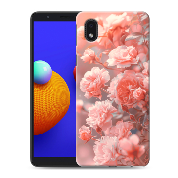 Силиконовый чехол на Samsung Galaxy A01 Core с принтом Розы цветы Силиконовый чехол на Samsung Galaxy A01 Core с принтом Розы цветы