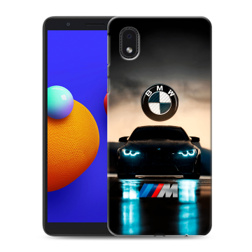 Силиконовый чехол на Samsung Galaxy A01 Core с принтом БМВ BMW