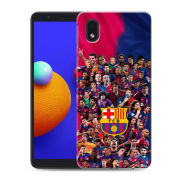 Силиконовый чехол на Samsung Galaxy A01 Core с принтом Барселона Barcelona Силиконовый чехол на Samsung Galaxy A01 Core с принтом Барселона Barcelona
