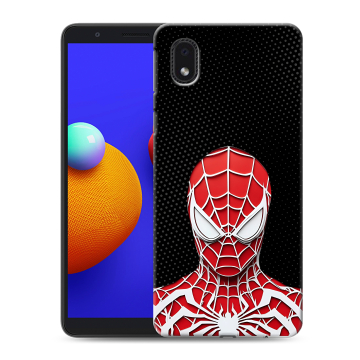 Силиконовый чехол на Samsung Galaxy A01 Core с принтом человек паук spiderman Силиконовый чехол на Samsung Galaxy A01 Core с принтом человек паук spiderman