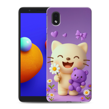 Силиконовый чехол на Samsung Galaxy A01 Core с принтом для девочек Силиконовый чехол на Samsung Galaxy A01 Core с принтом для девочек