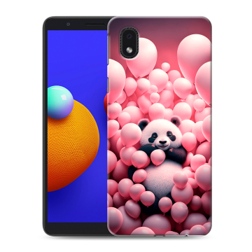 Силиконовый чехол на Samsung Galaxy A01 Core с принтом Панда Силиконовый чехол на Samsung Galaxy A01 Core с принтом Панда